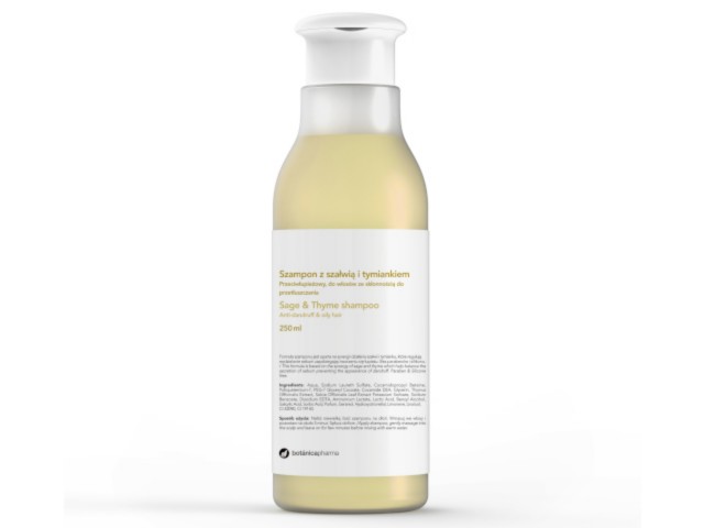 botanicapharma Szampon przeciwłupieżowy z szałwią, tymiankiem interakcje ulotka szampon - 250 ml (but.)