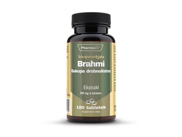 Brahmi Bacopa Drobnolistna interakcje ulotka tabletki - 180 tabl.