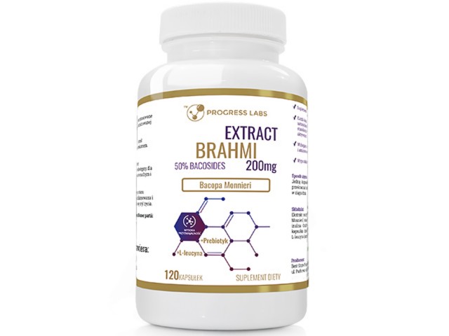 Brahmi Extract 200mg interakcje ulotka kapsułki - 120 kaps.