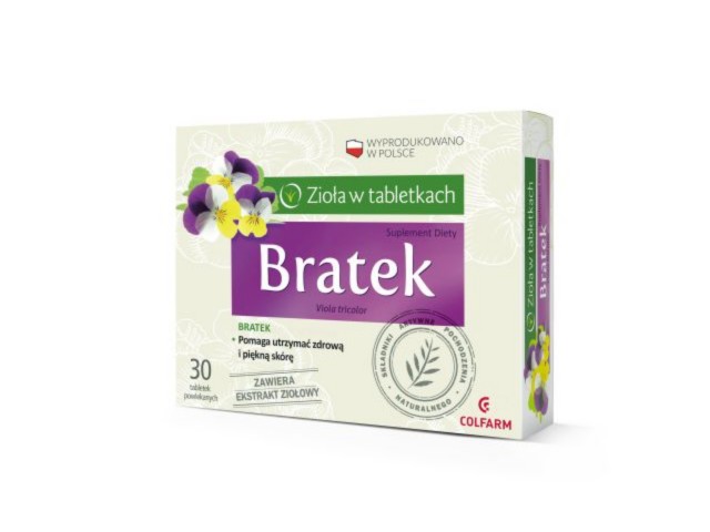 Bratek interakcje ulotka tabletki powlekane  30 tabl.