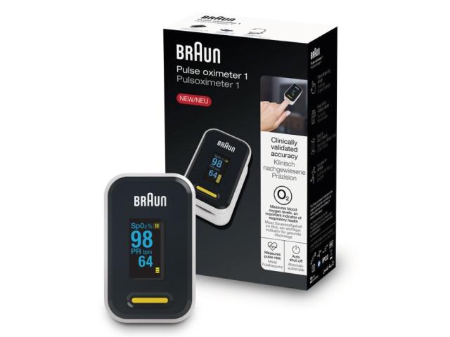 Braun Pulse Oximeter 1 Pulsoksymetr interakcje ulotka pulsoksymetr 1 szt.