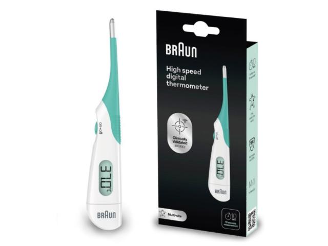 Braun Termometr elektroniczny z giętką końcówką PRT1000 interakcje ulotka termometr 1 szt.