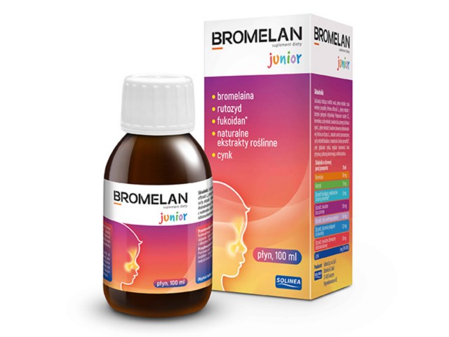 Bromelan Junior interakcje ulotka płyn - 100 ml