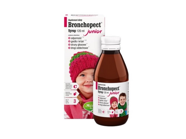 Bronchopect Junior interakcje ulotka syrop  120 ml | karton.