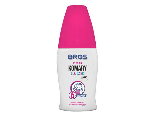 Bros Płyn na komary dla dzieci I od 1 roku życia interakcje ulotka płyn do stosowania na skórę - 50 ml