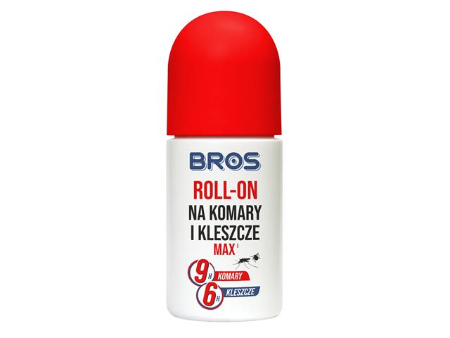 Bros Roll-on na komary i kleszcze Max I interakcje ulotka roll-on  50 ml