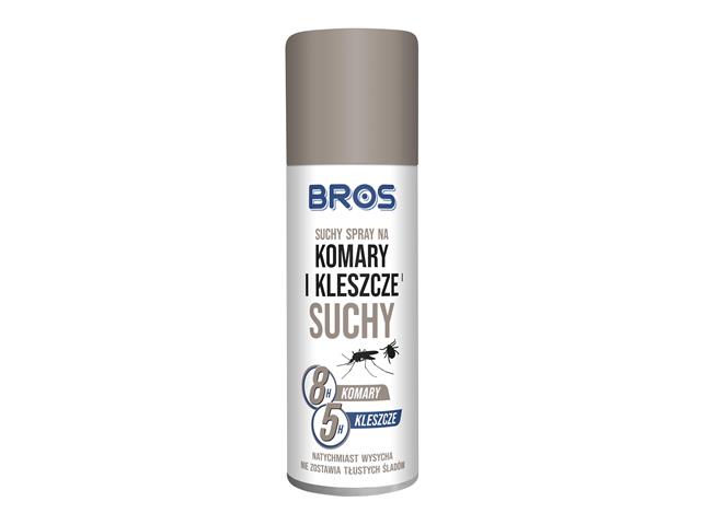 Bros Spray na komary i kleszcze suchy I interakcje ulotka spray do stosowania na skórę  90 ml