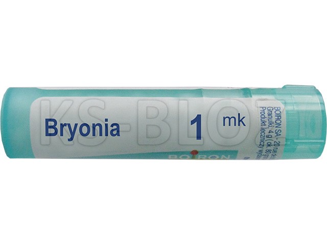 Bryonia 1 MK interakcje ulotka granulki - 4 g