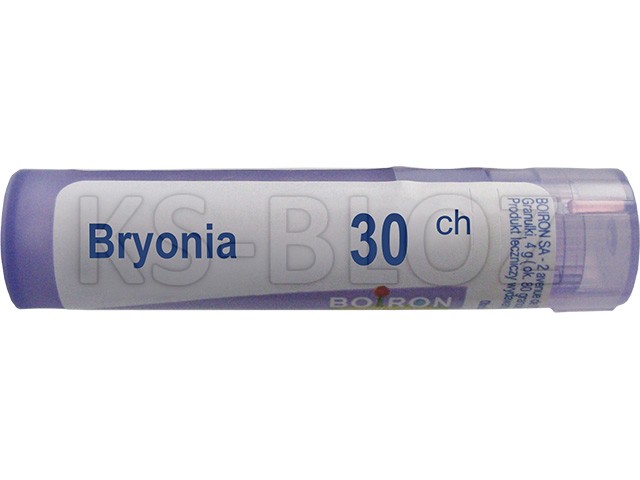 Bryonia 30 CH interakcje ulotka granulki  4 g