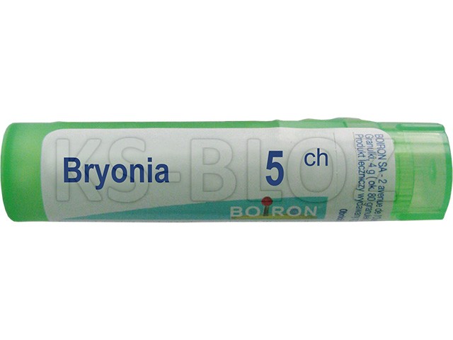 Bryonia 5 CH interakcje ulotka granulki  4 g