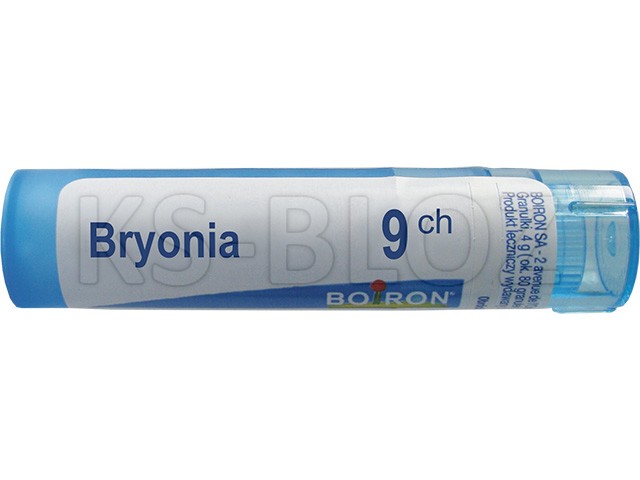 Bryonia 9 CH interakcje ulotka granulki  4 g