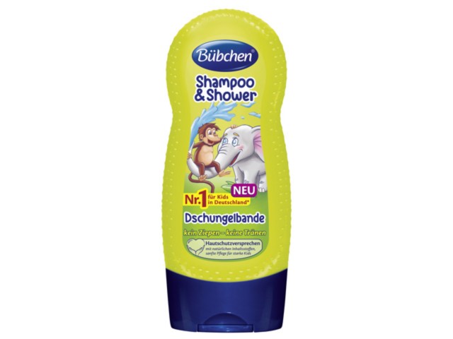 BUBCHEN Kids Szampon i płyn pod prysznic Jungle Gang 12267428 interakcje ulotka płyn  230 ml