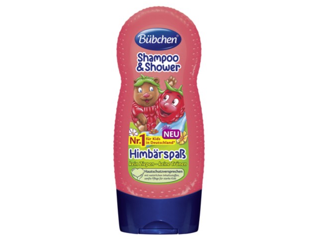 BUBCHEN Kids Szampon i płyn pod prysznic Malina 12267424 interakcje ulotka szampon  230 ml