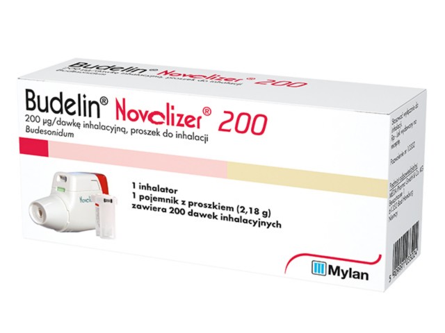 Budelin Novolizer 200 interakcje ulotka proszek do inhalacji 200 mcg/daw. 1 poj. po 200 daw. + inhal. (Novolizer)