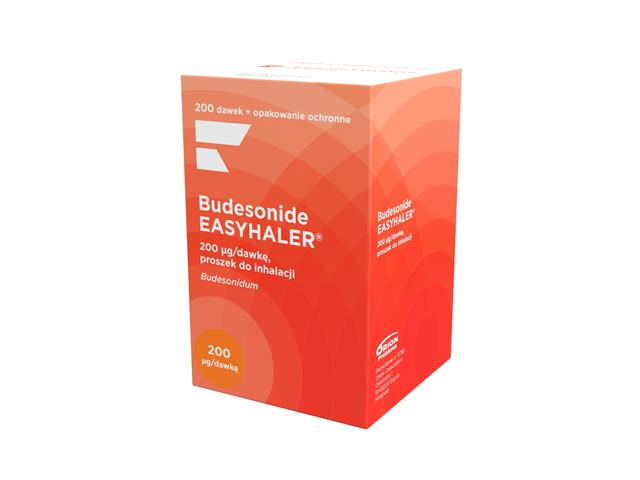 Budesonide Easyhaler interakcje ulotka proszek do inhalacji 200 mcg/daw. 1 inhal. po 200 daw. | (+ pojemnik ochronny)