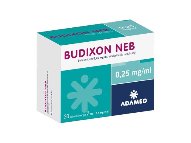 Budixon Neb interakcje ulotka zawiesina do nebulizacji 250 mcg/ml 20 poj. po 2 ml