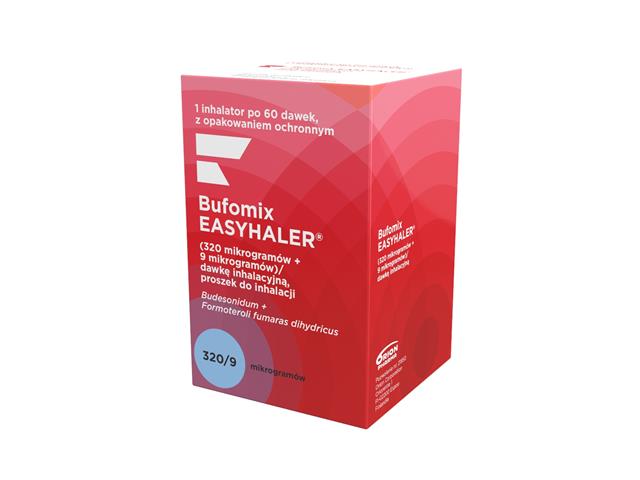 Bufomix Easyhaler interakcje ulotka proszek do inhalacji (320mcg+9mcg)/daw. inh. 