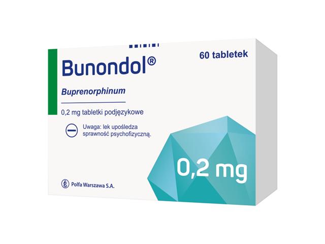 Bunondol interakcje ulotka tabletki podjęzykowe 200 mcg 60 tabl. | blister