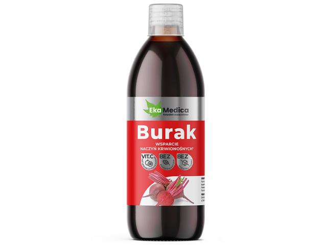 Burak interakcje ulotka płyn  500 ml