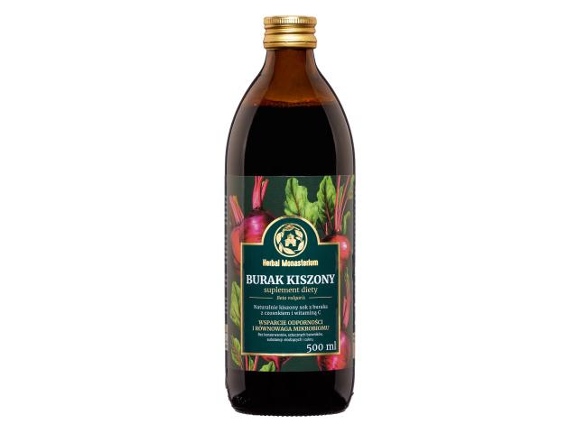 Burak Kiszony Herbal Monasterium interakcje ulotka sok - 500 ml