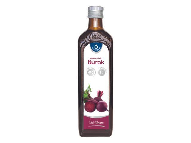 Burak z witaminą C interakcje ulotka płyn - 490 ml