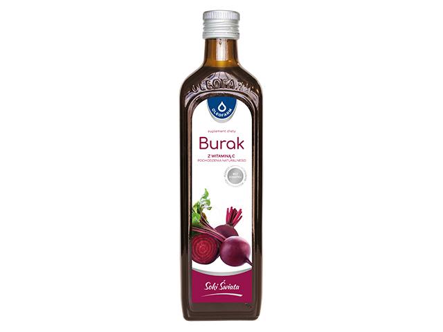 Burak Z Witaminą C pochodzenia naturalnego interakcje ulotka płyn - 490 ml