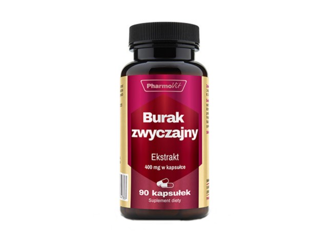 Burak Zwyczajny 400 mg Ekstrakt interakcje ulotka kapsułki - 90 kaps.