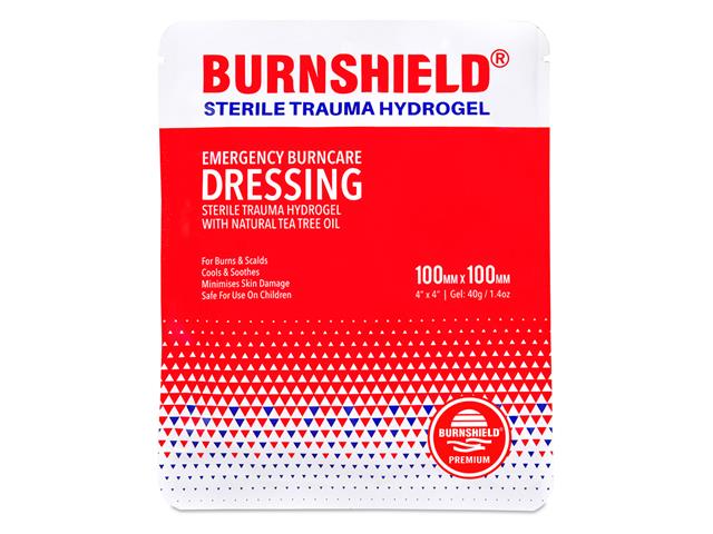 Burnshield Opatrunek na oparzenia hydrożelowy 10 x 10 cm interakcje ulotka   40 g