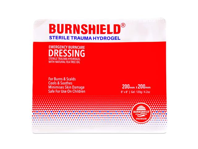 Burnshield Opatrunek na oparzenia hydrożelowy 20 x 20 cm interakcje ulotka   120 g