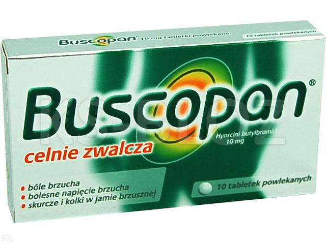 Buscopan interakcje ulotka tabletki powlekane 10 mg 