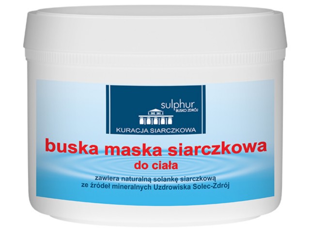 BUSKA Maska siarczkowa d/ciała interakcje ulotka   200 g