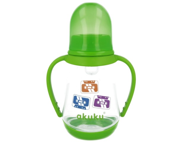 But.niem. 125 ml AKUKU profilowana z uchwytem A0008 interakcje ulotka butelka - 125 ml