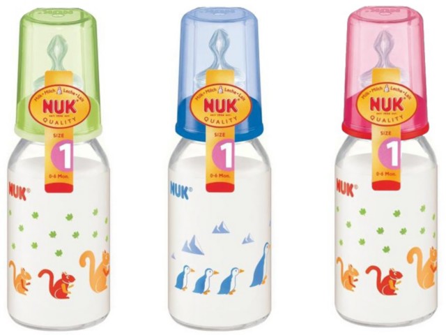 But.niem. 125 ml NUK szkl.Classic 747008 sm.silik.z odpow. interakcje ulotka  - 1 szt.