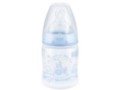But.niem. 150 ml NUK First Choice+Baby Blue z tw. (PP)  ze smocz. silikon. 1M 743.501 interakcje ulotka   1 szt.