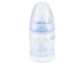 But.niem. 150 ml NUK First Choice+Baby Blue z tw. (PP)  ze smocz. silikon. 1M 743.501 interakcje ulotka   1 szt.