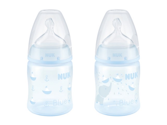 But.niem. 150 ml NUK FIRST CHOICE Baby Blue z tworzywa (PP) interakcje ulotka  - 1 szt.