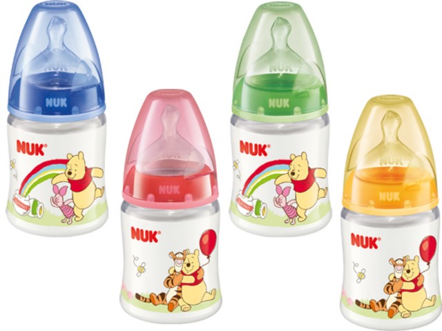 But.niem. 150 ml NUK FIRST CHOICE DISNEY sm.sil. 743374 interakcje ulotka butelka - 1 szt.