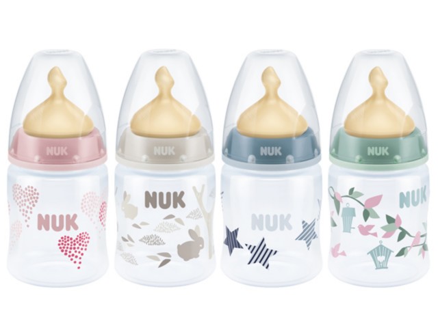 But.niem. 150 ml NUK First Choice+ z tw. (PP) ze smocz.lateks.1M 743.570 interakcje ulotka  - 1 szt.