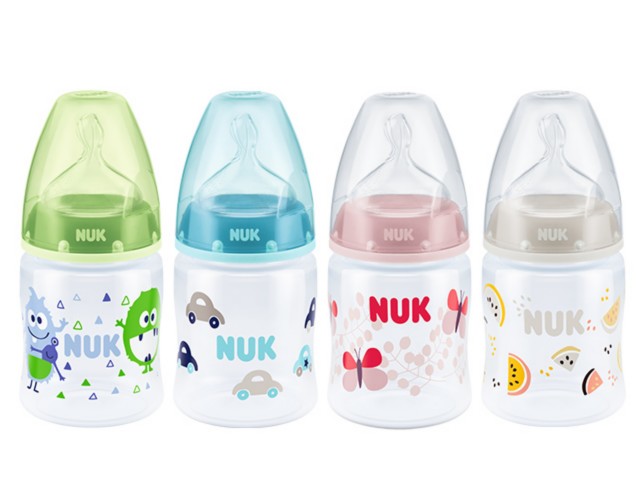 But.niem. 150 ml NUK First Choice+ z tw.(PP) ze smocz.silik.1M 743.735 interakcje ulotka  - 1 szt.