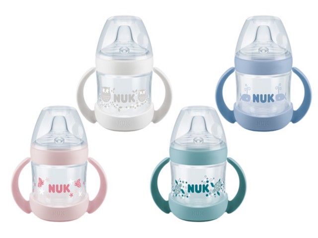 But.niem. 150 ml NUK NATURE Sense z uchwyt.i ustnik.silikon.743.763 interakcje ulotka  - 1 szt.