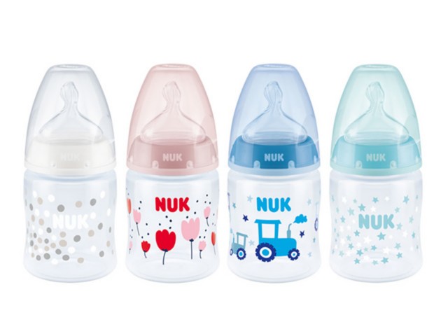 But.niem. 150ml NUK FC+ PP ze wskaźnikiem temp. nr 743875 A interakcje ulotka  - 1 szt.
