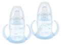 But.niem. 150ml NUK First Choice Baby Blue silikonowym ustnikiem niekapkiem interakcje ulotka   1 szt.