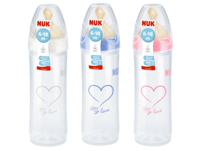But.niem. 250ml NUK FIRST CHOICE + NEW CLASSIC z tw.PP ze sm.lateks. 2M 741.646 interakcje ulotka  - 250 ml