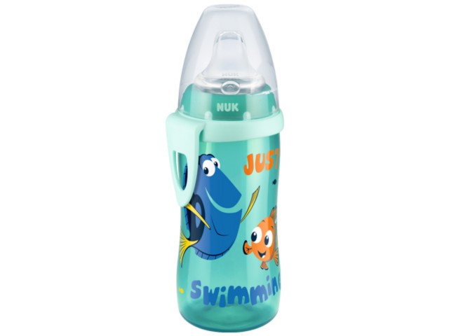 But.niem. 300 ml NUK Active Cup DISNEY Dory 750.071 interakcje ulotka butelka - 1 szt.
