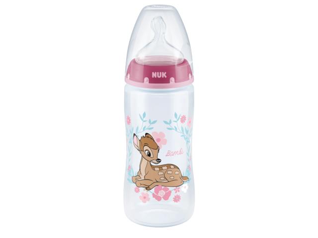 But.niem. 300 ml NUK First Choice+ Disney Bambi silikon nr 741.934 interakcje ulotka butelka - 1 szt.