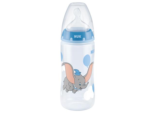 But.niem. 300 ml NUK First Choice+ Disney Dumbo silikon nr 741.935 interakcje ulotka butelka  1 szt.