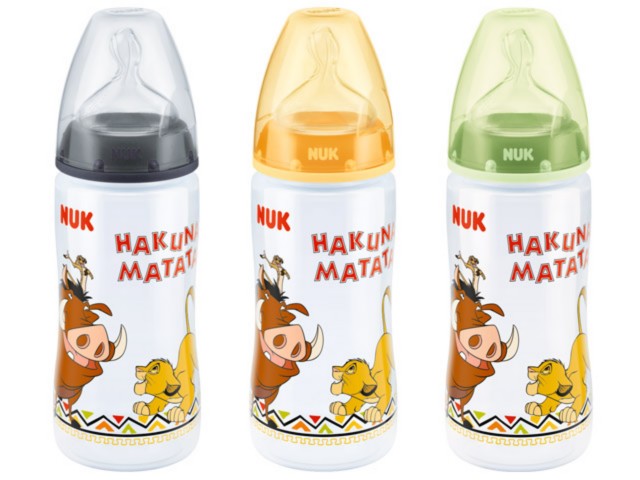 But.niem. 300 ml NUK FIRST CHOICE+ Król Lew z tw.PP sm.silik. 2M 216.163 interakcje ulotka  - 1 szt.