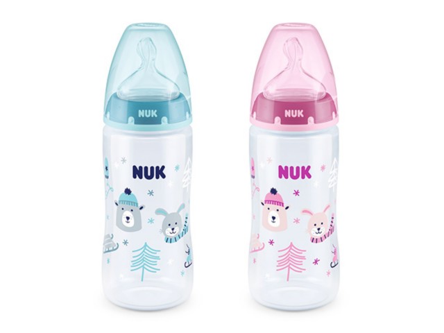 But.niem. 300 ml NUK First Choice+ Winter Wonderland z tw.(PP) ze smocz.silik.2M 216.221 interakcje ulotka  - 1 szt.