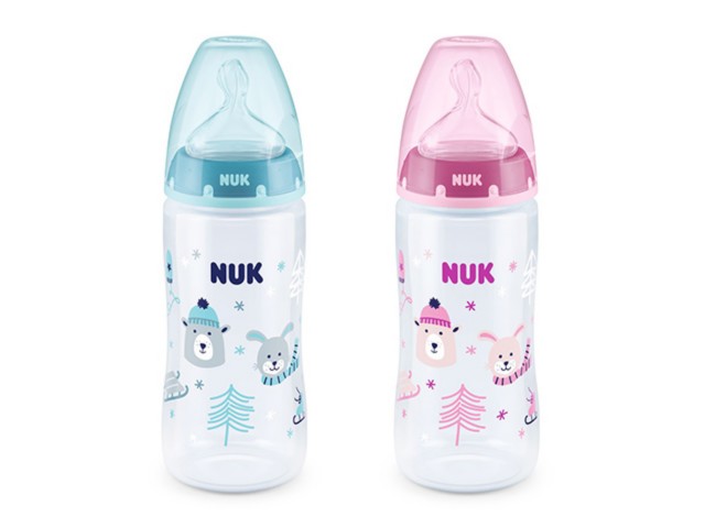 But.niem. 300 ml NUK First Choice+ Winter Wonderland z tw.(PP) ze smocz.silik.2M 216.221 interakcje ulotka   1 szt.