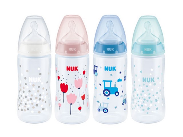 But.niem. 300ml NUK FC+ PP ze wskaźnikiem temp. nr 741926 A interakcje ulotka  - 1 szt.